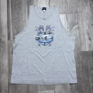 Vintage Mad Engine Concrete Roots DR Racer Tank Top Men’s size XL